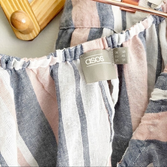 ASOS Woven Striped Ruffled 2pc Set - Picture 6 of 12